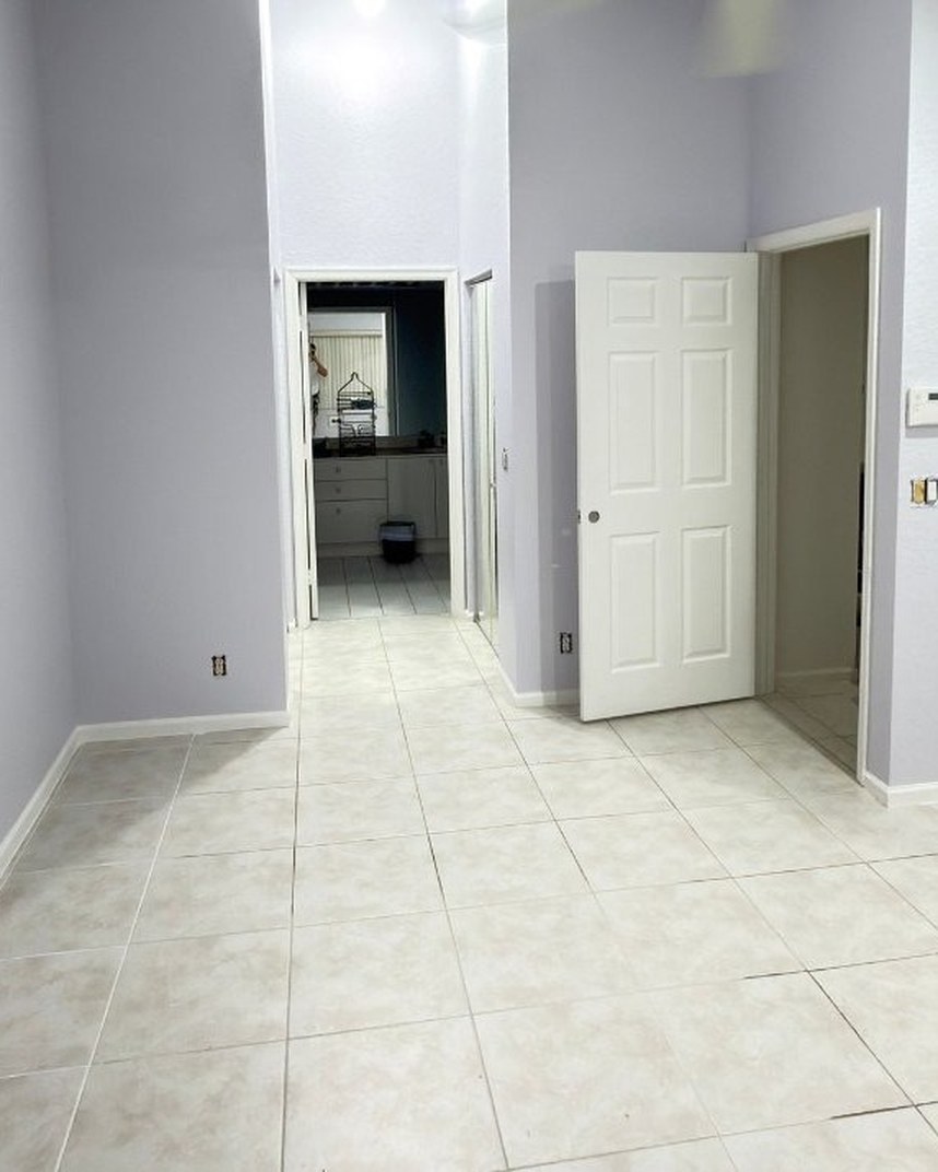 Bedroom after painting by Lenix Home Services