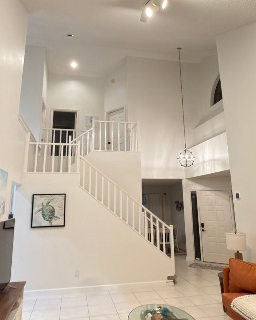 Living room after interior painting by Lenix Home Services